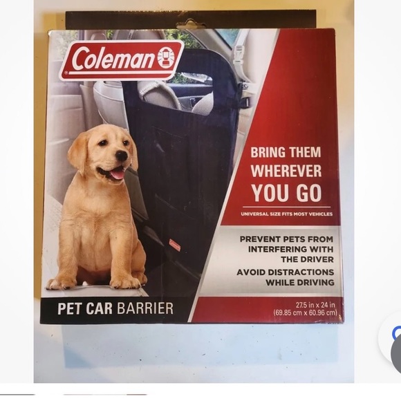 Coleman Dog New Coleman Pet Car Barrier Dog Vehicle Rear Seat Divider Guard Safety Gate